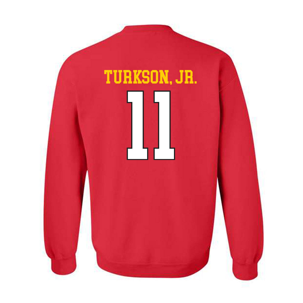 Maryland - NCAA Men's Basketball : George Turkson, Jr. - Classic Shersey Crewneck Sweatshirt-1