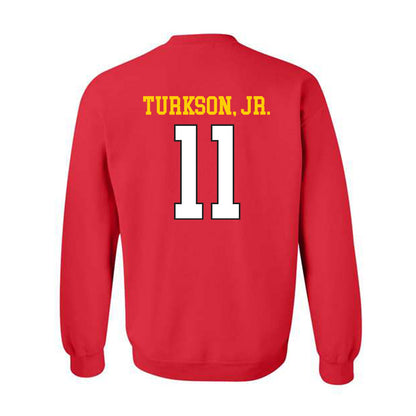 Maryland - NCAA Men's Basketball : George Turkson, Jr. - Classic Shersey Crewneck Sweatshirt-1
