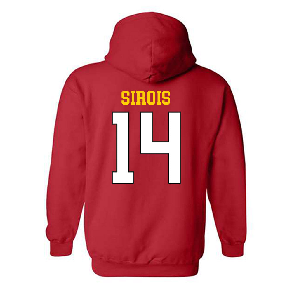 Maryland - NCAA Baseball : Jackson Sirois - Classic Shersey Hooded Sweatshirt-1