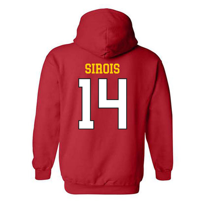 Maryland - NCAA Baseball : Jackson Sirois - Classic Shersey Hooded Sweatshirt-1