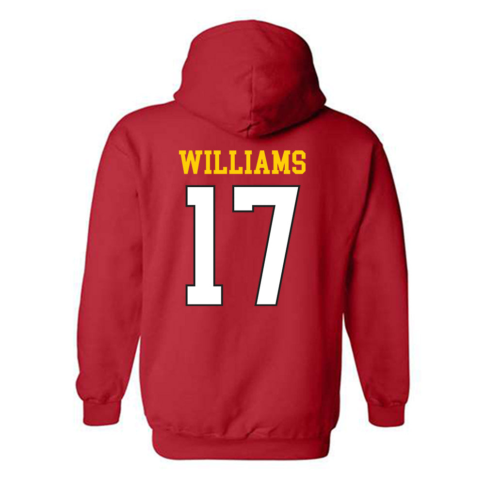 Maryland - NCAA Softball : Jaylee Williams - Classic Shersey Hooded Sweatshirt-1