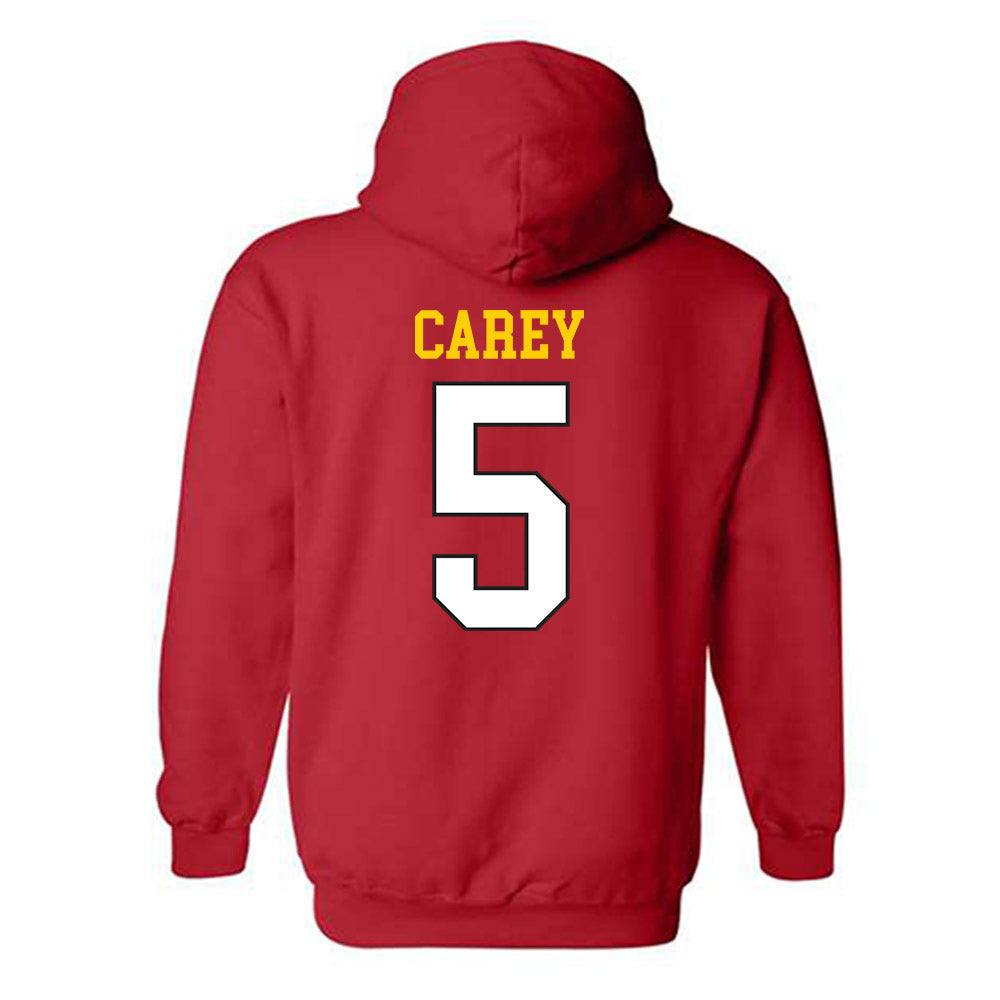 Maryland - NCAA Football : Darrell Carey - Classic Shersey Hooded Sweatshirt-1