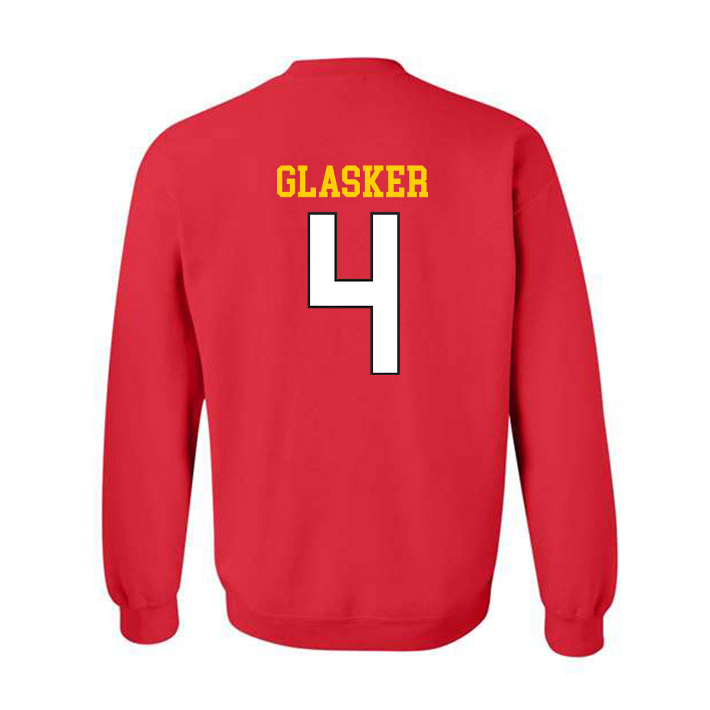Maryland - NCAA Football : Jamare Glasker - Classic Shersey Crewneck Sweatshirt-1