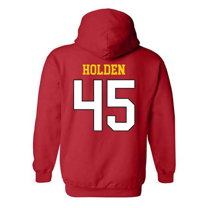 Maryland - Men's Basketball Alumni : Tahj Holden - Classic Shersey Hooded Sweatshirt-1