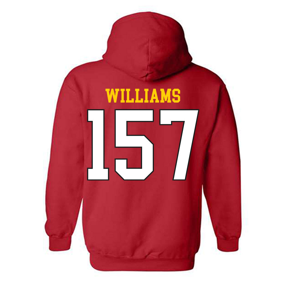 Maryland - NCAA Wrestling : Bradley Williams - Classic Shersey Hooded Sweatshirt-1