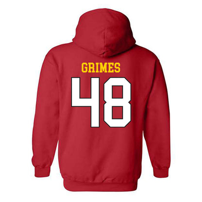 Maryland - NCAA Football : Darius Grimes - Classic Shersey Hooded Sweatshirt-1