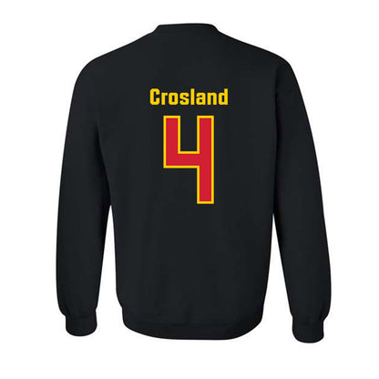 Maryland - NCAA Baseball : Jordan Crosland - Classic Shersey Crewneck Sweatshirt-1