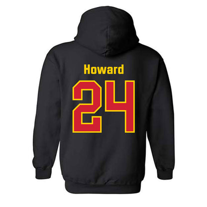 Maryland - NCAA Football : Iverson Howard - Classic Shersey Hooded Sweatshirt-1