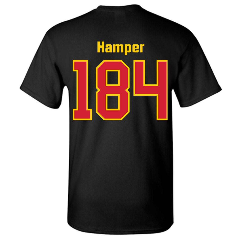 Maryland - NCAA Wrestling : Landon Hamper - Classic Shersey T-Shirt-1