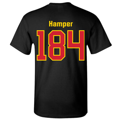 Maryland - NCAA Wrestling : Landon Hamper - Classic Shersey T-Shirt-1