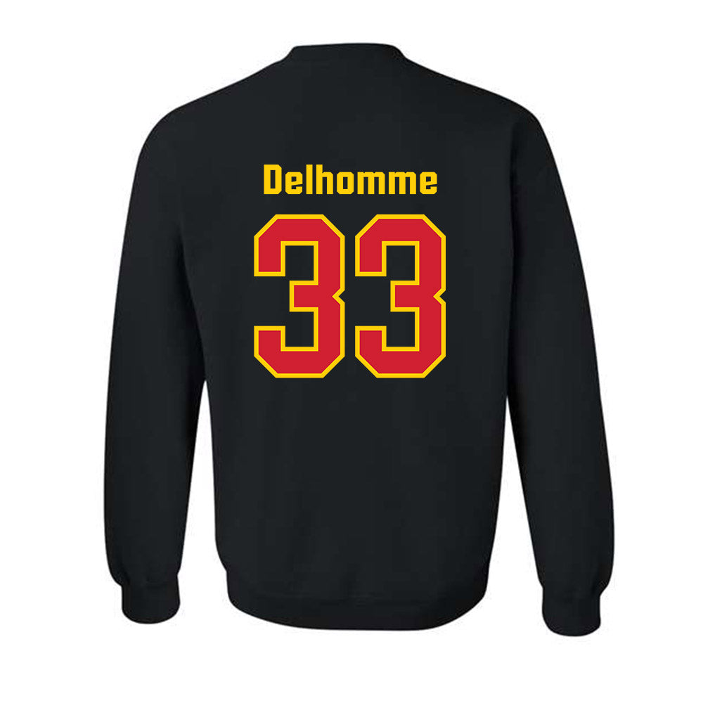 Maryland - NCAA Football : Messiah Delhomme - Classic Shersey Crewneck Sweatshirt-1