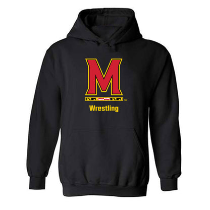 Maryland - NCAA Wrestling : Landon Hamper - Classic Shersey Hooded Sweatshirt-0