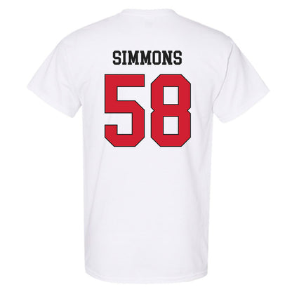 Maryland - NCAA Football : Joshua Simmons - Classic Shersey T-Shirt-1