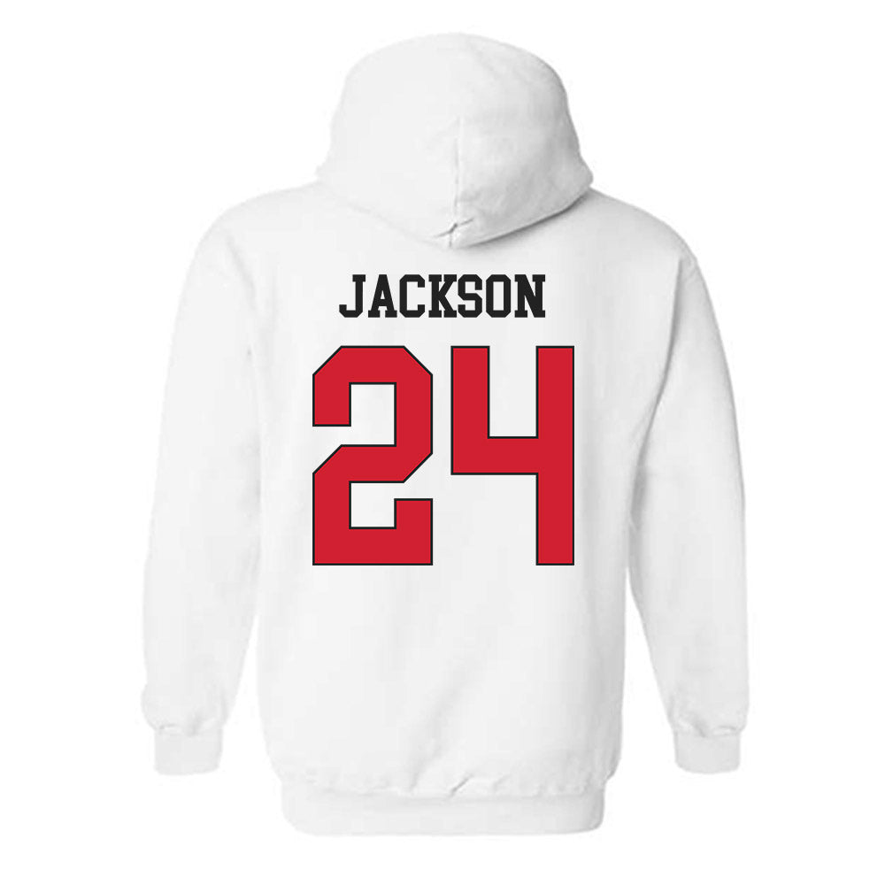 Maryland - NCAA Football : Amari Jackson - Classic Shersey Hooded Sweatshirt-1