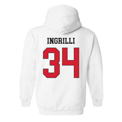 Maryland - NCAA Women's Lacrosse : Lyla Ingrilli - Classic Shersey Hooded Sweatshirt-1