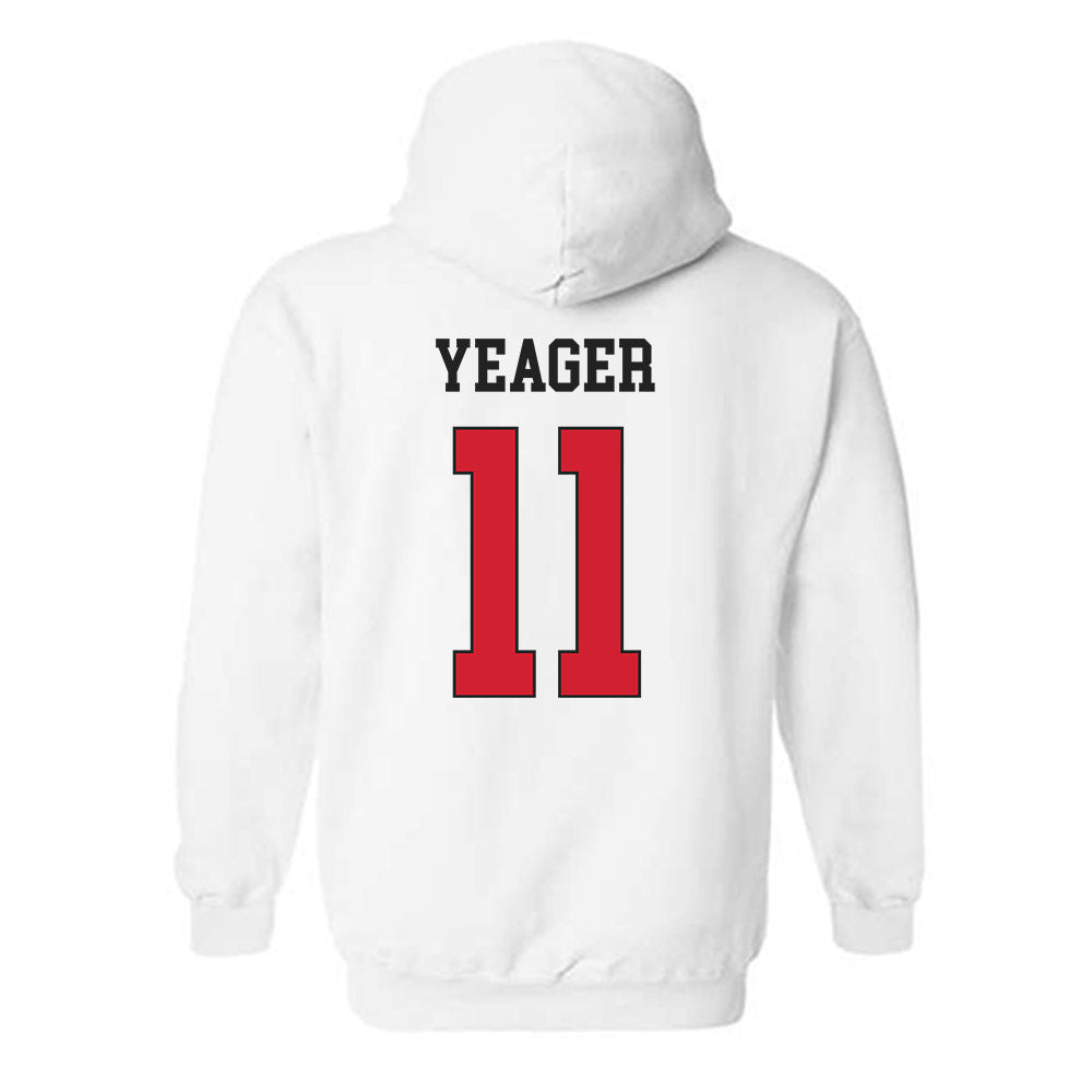 Maryland - NCAA Baseball : Jake Yeager - Classic Shersey Hooded Sweatshirt-1