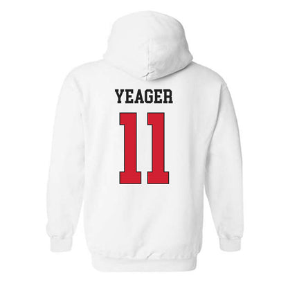 Maryland - NCAA Baseball : Jake Yeager - Classic Shersey Hooded Sweatshirt-1