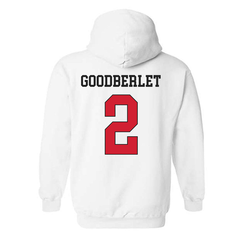 Maryland - NCAA Men's Lacrosse : Grady Goodberlet - Classic Shersey Hooded Sweatshirt-1