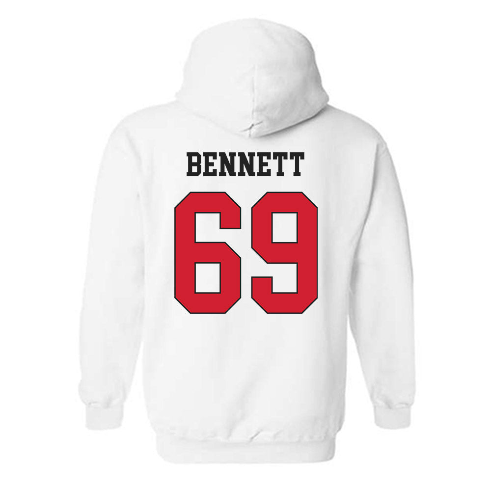 Maryland - NCAA Football : Logan Bennett - Hooded Sweatshirt