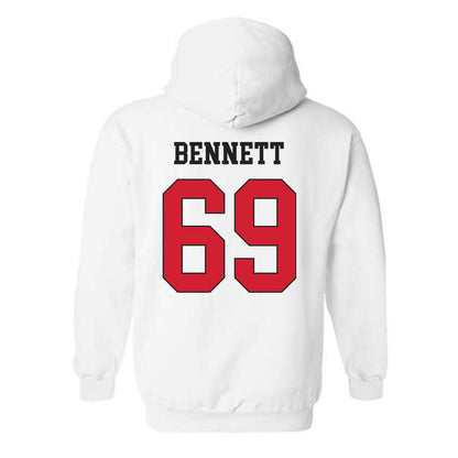 Maryland - NCAA Football : Logan Bennett - Hooded Sweatshirt