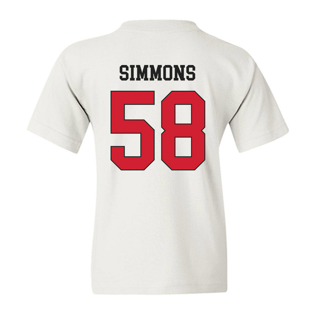 Maryland - NCAA Football : Joshua Simmons - Classic Shersey Youth T-Shirt-1