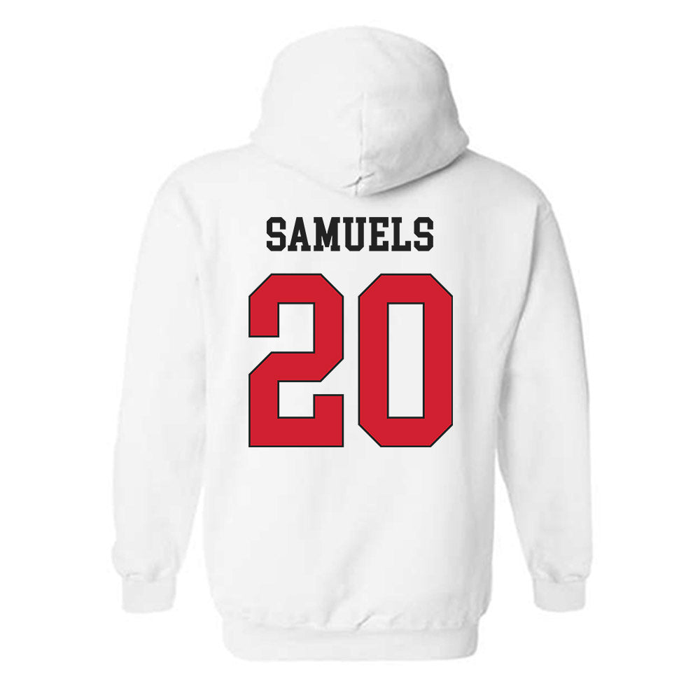 Maryland - NCAA Football : DJ Samuels - Classic Shersey Hooded Sweatshirt-1