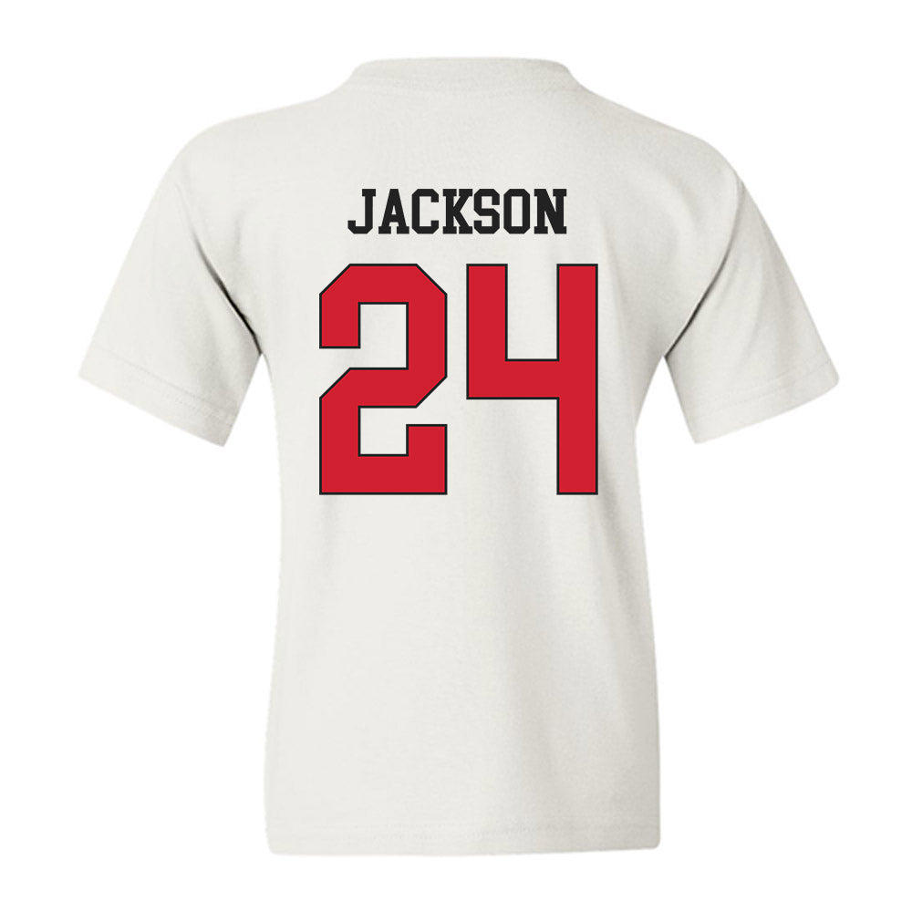 Maryland - NCAA Football : Amari Jackson - Classic Shersey Youth T-Shirt-1