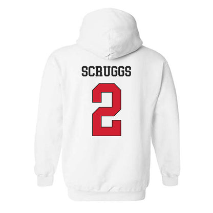 Maryland - NCAA Football : Lavain Scruggs - Classic Shersey Hooded Sweatshirt-1