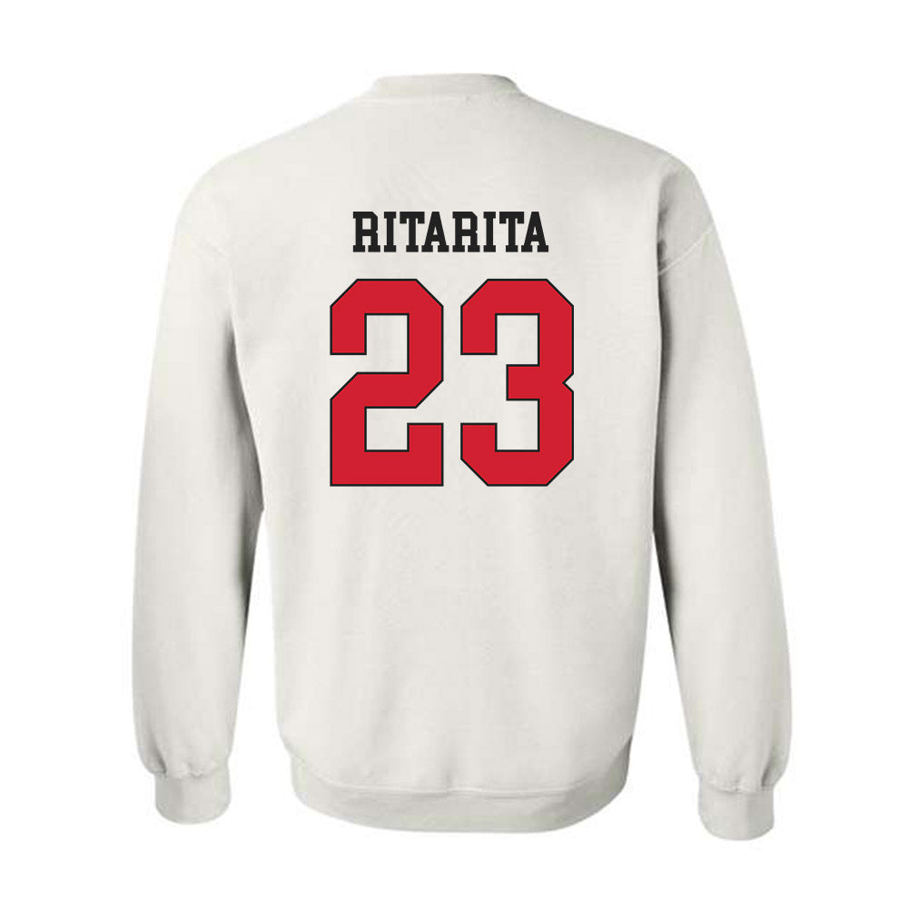 Maryland - NCAA Men's Soccer : Rocket Ritarita - Classic Shersey Crewneck Sweatshirt-1