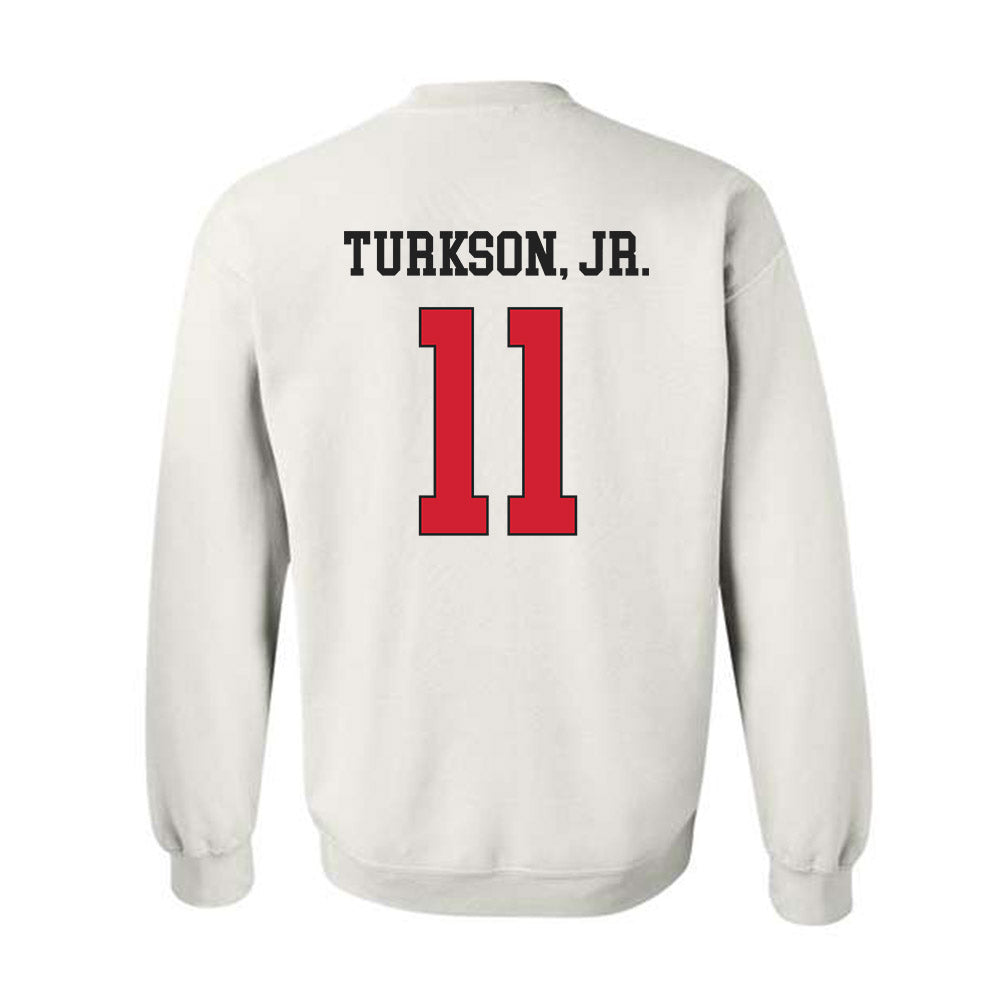 Maryland - NCAA Men's Basketball : George Turkson, Jr. - Classic Shersey Crewneck Sweatshirt-1