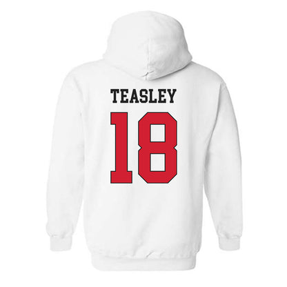 Maryland - NCAA Football : Josiah Teasley - Classic Shersey Hooded Sweatshirt-1