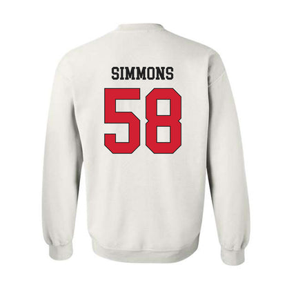 Maryland - NCAA Football : Joshua Simmons - Classic Shersey Crewneck Sweatshirt-1