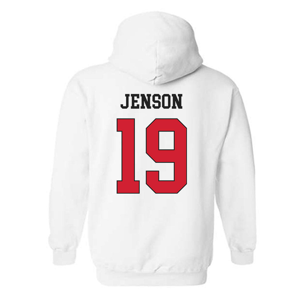 Maryland - NCAA Women's Soccer : Symone Jenson - Classic Shersey Hooded Sweatshirt-1
