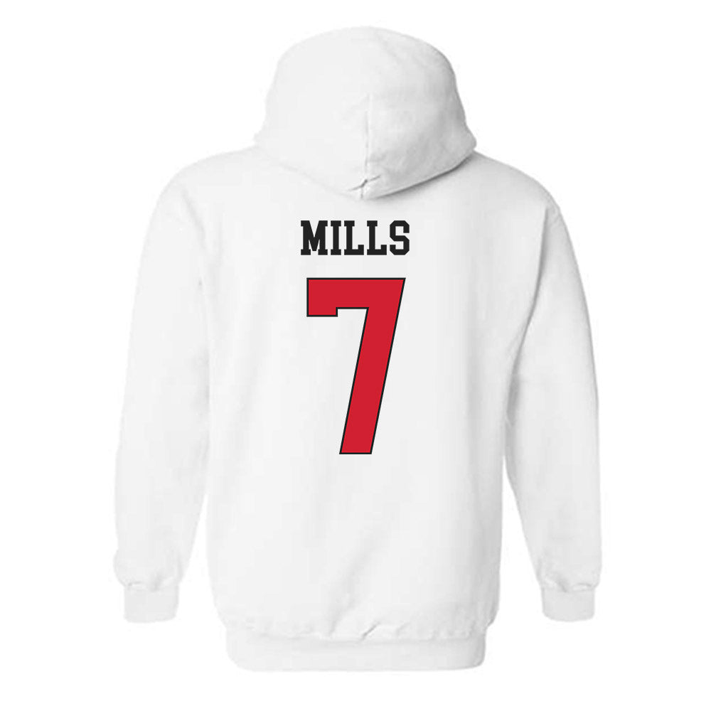 Maryland - NCAA Men's Basketball : Andre Mills - Classic Shersey Hooded Sweatshirt-1