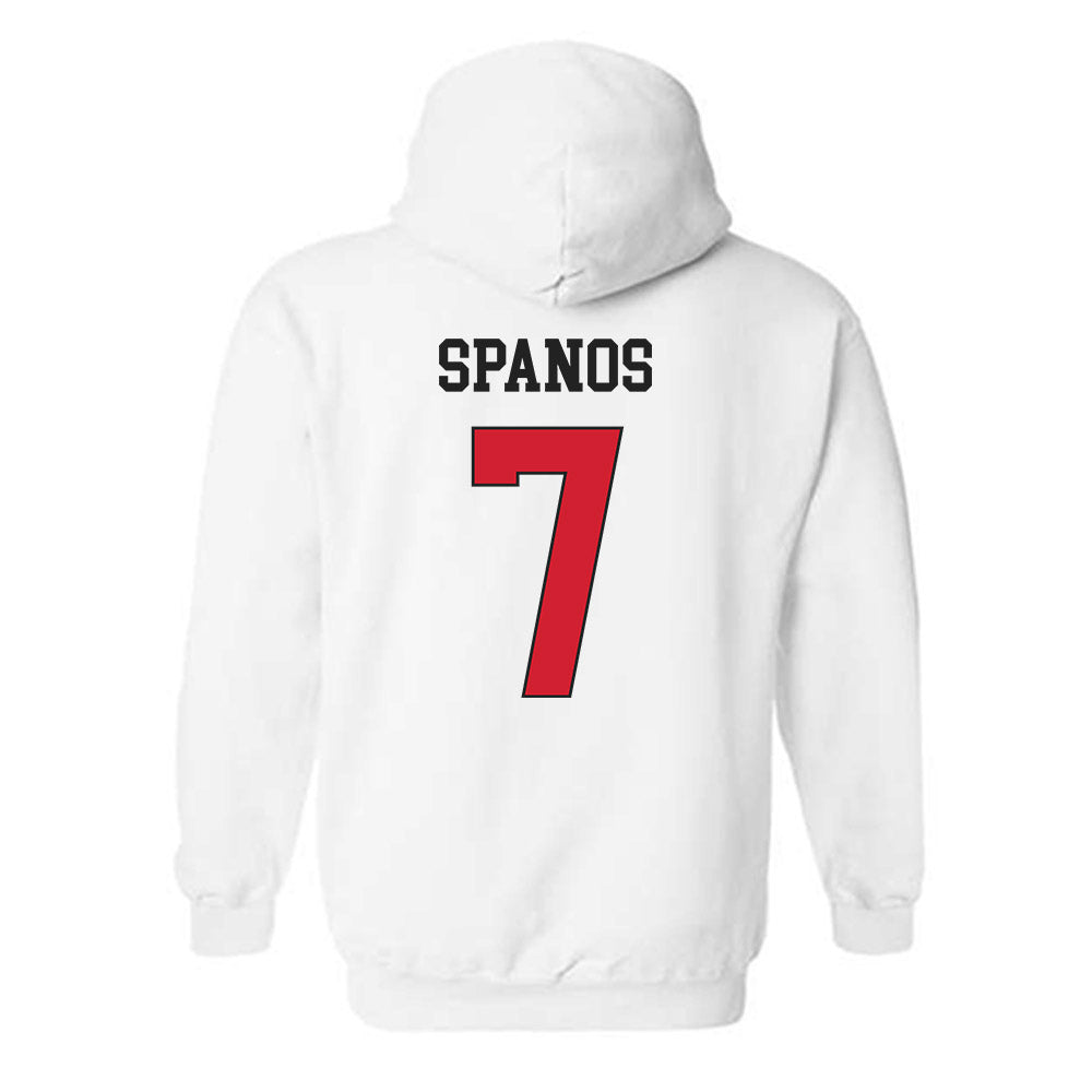 Maryland - NCAA Men's Lacrosse : Eric Spanos - Classic Shersey Hooded Sweatshirt-1