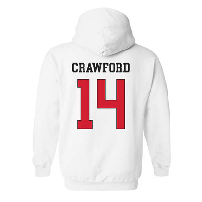 Maryland - NCAA Women's Volleyball : Ellis Crawford - Classic Shersey Hooded Sweatshirt-1