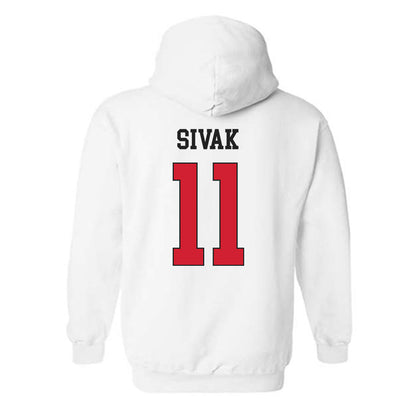 Maryland - NCAA Women's Volleyball : Marlee Sivak - Classic Shersey Hooded Sweatshirt-1