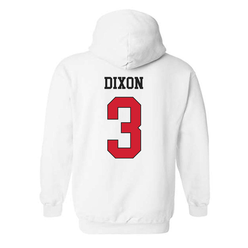Maryland - Men's Basketball Alumni : Juan Dixon - Classic Shersey Hooded Sweatshirt-1