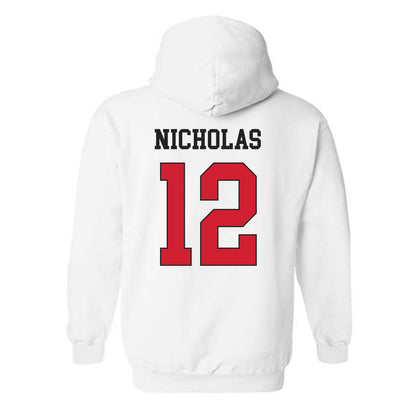 Maryland - Men's Basketball Alumni : Drew Nicholas - Classic Shersey Hooded Sweatshirt-1