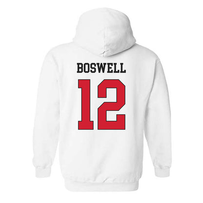 Maryland - NCAA Men's Basketball : Bishop Boswell - Classic Shersey Hooded Sweatshirt-1