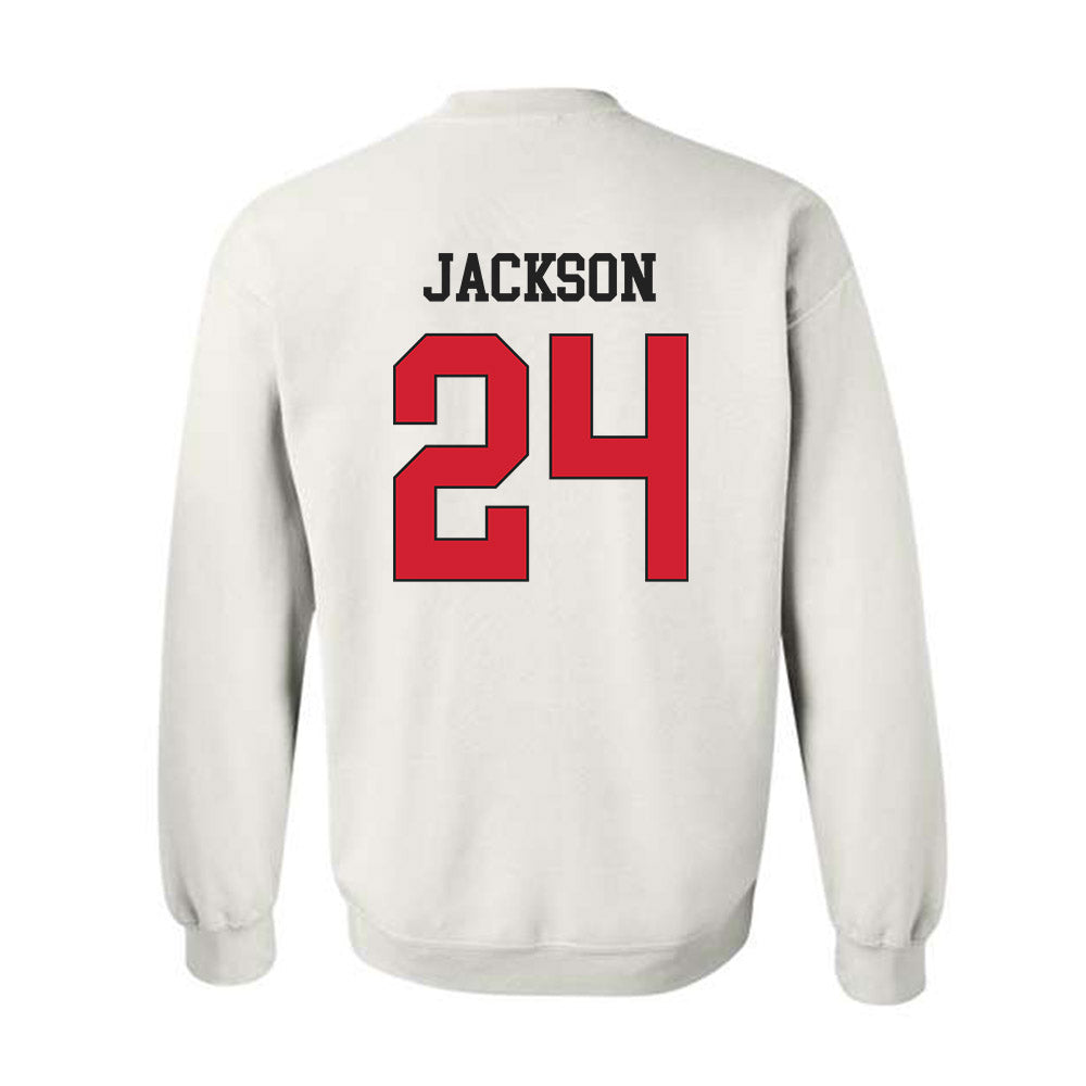 Maryland - NCAA Football : Amari Jackson - Classic Shersey Crewneck Sweatshirt-1