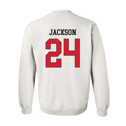 Maryland - NCAA Football : Amari Jackson - Classic Shersey Crewneck Sweatshirt-1