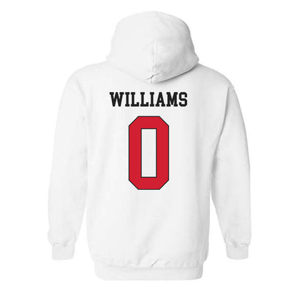 Maryland - NCAA Football : DeJuan Williams - Classic Shersey Hooded Sweatshirt-1