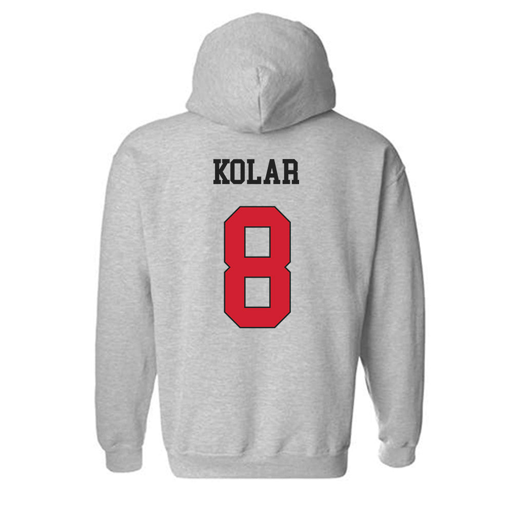 Maryland - NCAA Men's Lacrosse : Eric Kolar - Classic Shersey Hooded Sweatshirt-1