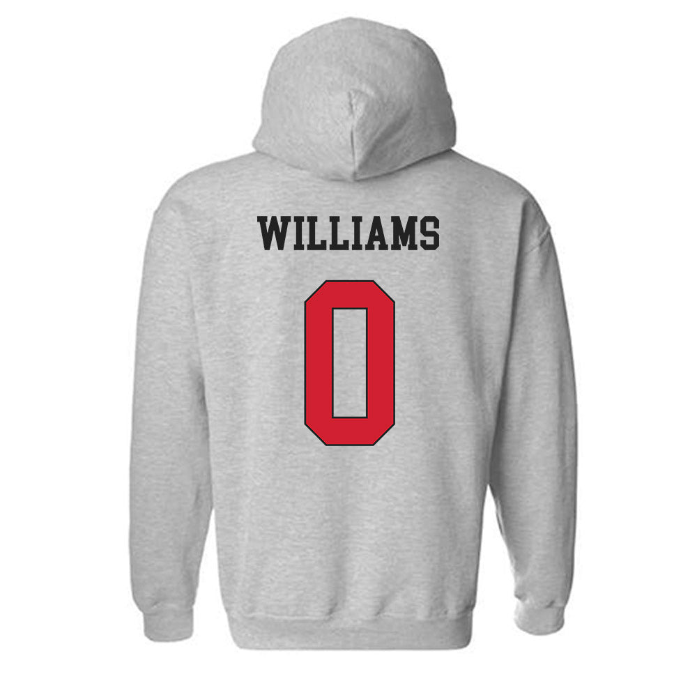 Maryland - NCAA Football : DeJuan Williams - Classic Shersey Hooded Sweatshirt-1
