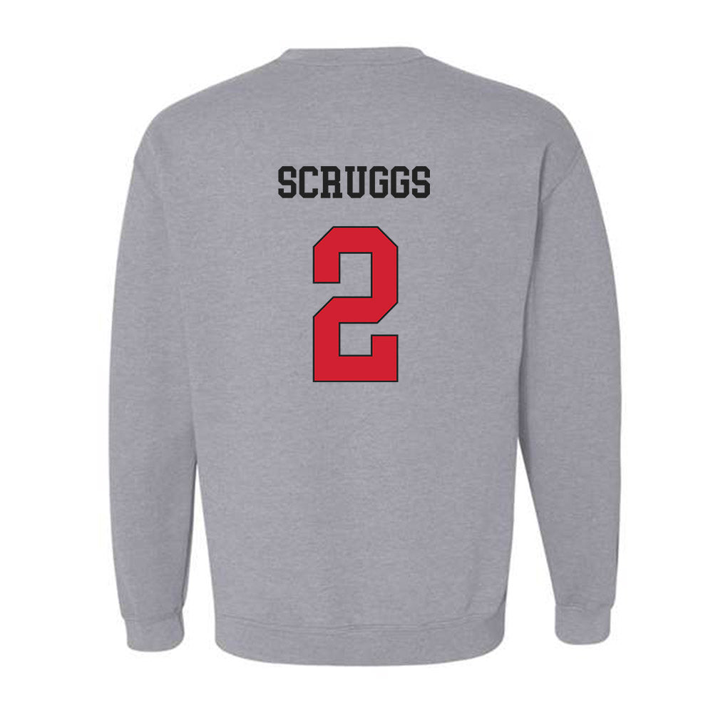 Maryland - NCAA Football : Lavain Scruggs - Classic Shersey Crewneck Sweatshirt-1