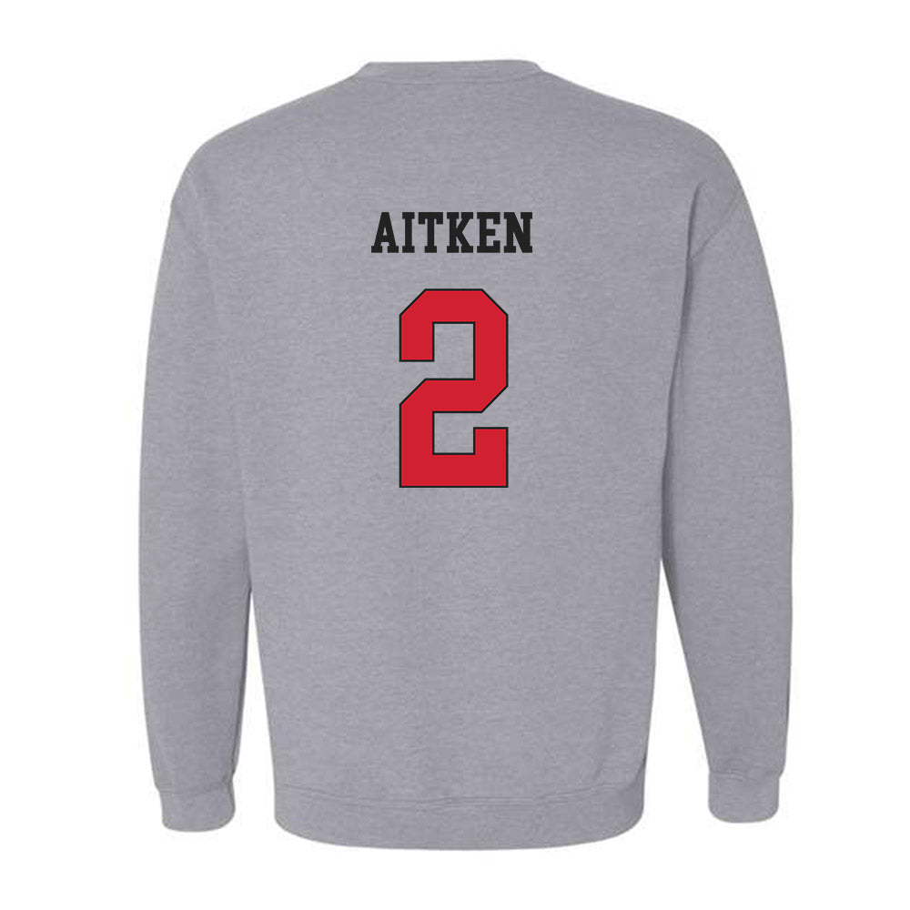 Maryland - NCAA Men's Lacrosse : Aidan Aitken - Classic Shersey Crewneck Sweatshirt-1