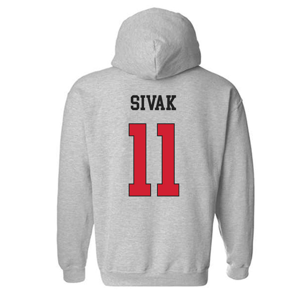 Maryland - NCAA Women's Volleyball : Marlee Sivak - Classic Shersey Hooded Sweatshirt-1