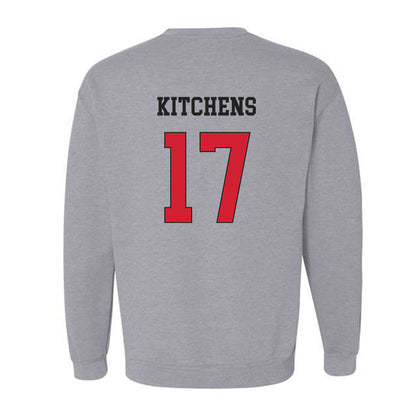 Maryland - NCAA Football : Jayden Kitchens - Classic Shersey Crewneck Sweatshirt-1