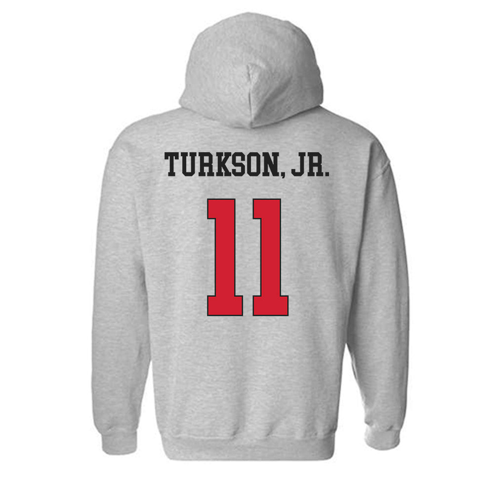 Maryland - NCAA Men's Basketball : George Turkson, Jr. - Classic Shersey Hooded Sweatshirt-1